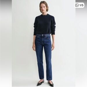 Toteme Twisted seam denim dark blue
 NWT 23 $360